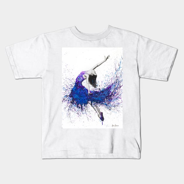 Evening Sky Dancer Kids T-Shirt by AshvinHarrison